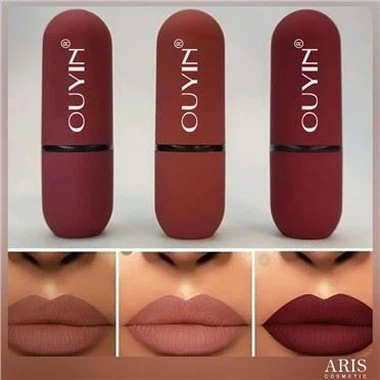Colorful Ultra Matte Waterproof Lipstick Cosmetic